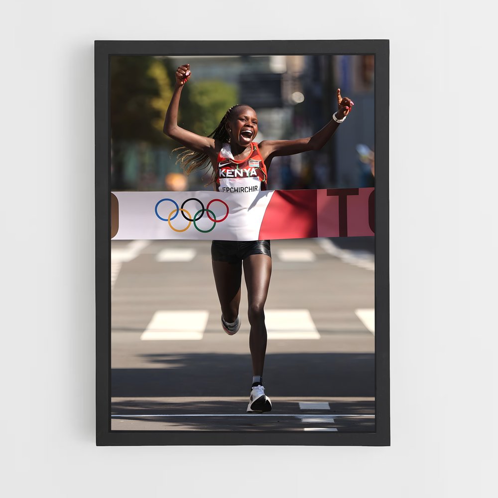 Poster Piste de la Victoire – affiche Athlétisme (vue 2)